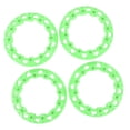 thumbnail image 1 of 4Pcs 8 Inch ATV Wheel Trim Hub  Decor Wheel Rim Cover Decoration Scratch Plastic Hubcap Trim Cover Universal for Go Kart, 1 of 7