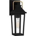 thumbnail image 5 of Buckley 1-Light Matte Black Outdoor Wall Lantern, 5 of 6