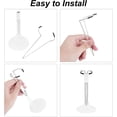 thumbnail image 4 of 10 Pcs Doll Stand Adjustable Doll Display Stand, Action Figure Stand Holder 1/6 Scale Doll Support Stand for 8" to 12" Doll Accessories (White), 4 of 7