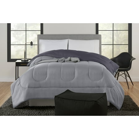 Canada's Best Heavyweight Embossed Down Alternative Duvet, Reversible Light Grey/Medium Grey, Multiple