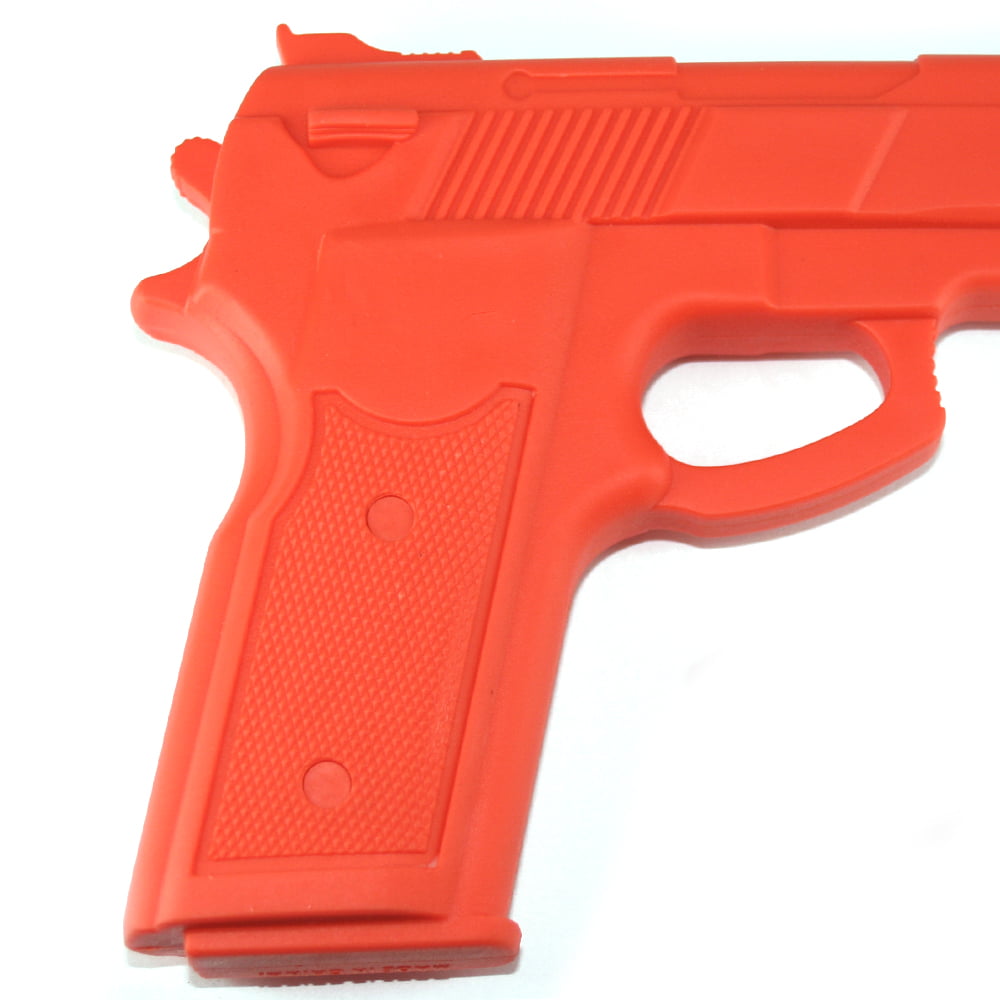 7" ORANGE RUBBER TRAINING GUN Police Dummy Non Firing Real And Look Feel 