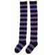 thumbnail image 2 of Calcetines a rayas Calcetines deportivos de punto por de Púrpura Sunnimix Calcetines hasta la rodilla para mujer, 2 of 8