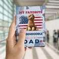 thumbnail image 4 of My Favorite Goldendoodle Calls Me Dad. Happy Father's Day Travel Passport Wallet Doodle Dog Lover Gifts Idea PU Leather Passport Holder Cover - 00005, 4 of 5