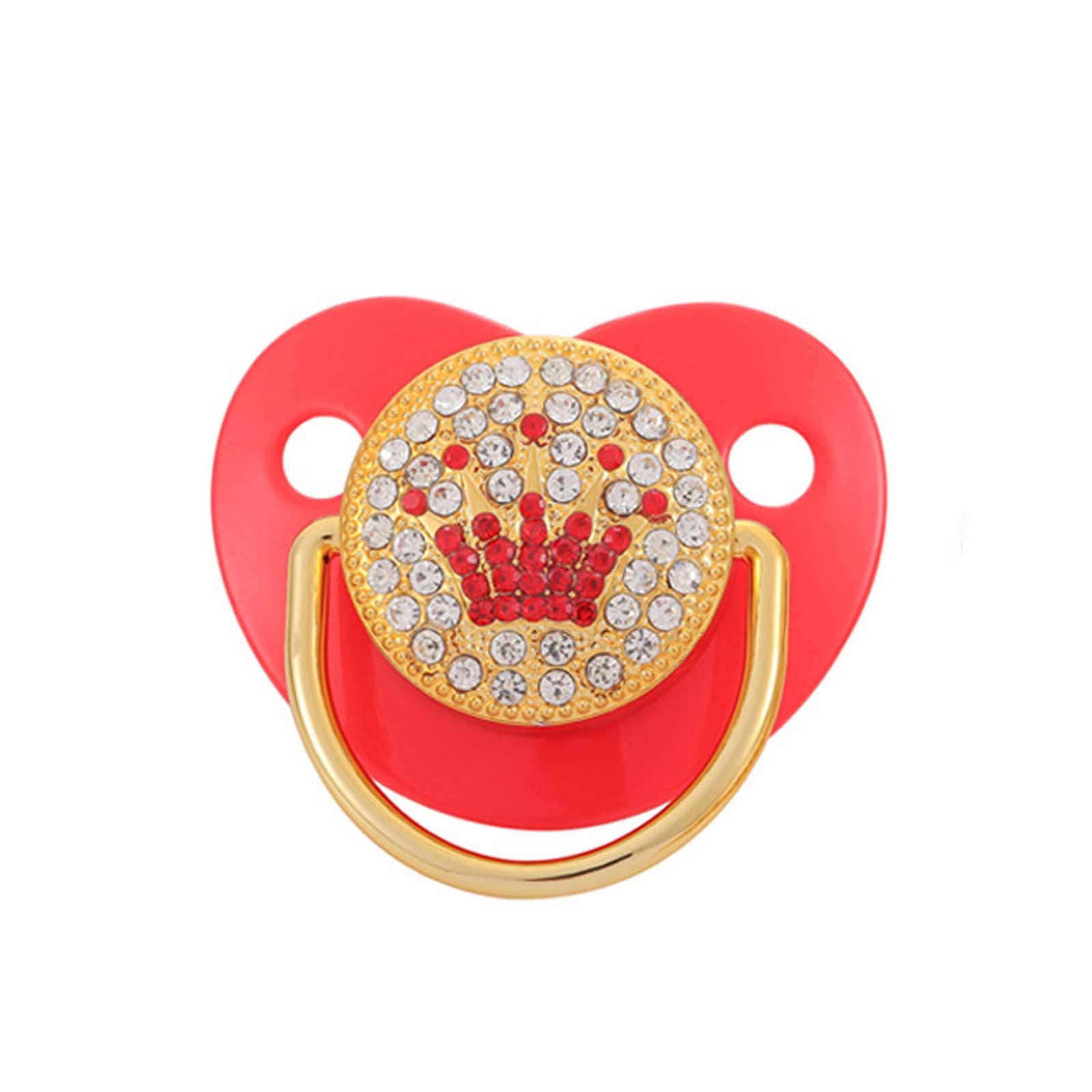 solacol Pacifier Clip Baby Girl Newborn Baby Weaning Pacifier Silicone