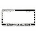 thumbnail image 6 of in God We Trust USA Flag Style Heavy Duty Metal License Plate Frame Personalised/Car Accessories Car Tag Holder Cover (Black/Silver/line Blue), 6 of 7