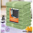 thumbnail image 3 of Utopia Towels 6 Pack Medium Bath Towel Set, 24 by 48 Inches, 500 GSM 100% Ring Spun Cotton, Lightweight and Highly Absorbent Quick Drying Premium Towels for Hotel, Spa and Bathroom, Sage Green, 3 of 8