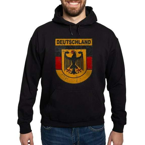CafePress - Deutschland (Germany) Shield Hoodie (Dark) - Pullover Hoodie, Classic, Comfortable Hooded Sweatshirt