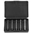 thumbnail image 2 of Screws Removal Tool, 5Pcs Screw Extractor Set Hex Shank High Speed Steel  Hardness with Storage Box for Working, 2 of 7