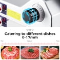 thumbnail image 2 of Automatic Meat Slicer,550W Electric Frozen Meat Slicer,Thickness 0-17mm Adjustable 10 Inch Stainless Steel Removable Blade for Cheese Bread Fruit Slicer, 2 of 9