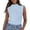 Blue, variant on Women's Tanks Transformation for Summer Textured Neck Sleeveless Top Women Business Casual Blouse Breathable Knit Elegant Sleeveless Shirt Modern Wardrobe Blue M