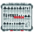 thumbnail image 1 of Juego de brocas para fresar madera BOSCH RBS030MBS, 30 piezas, con punta de carburo, 1 of 8