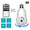 White, variant on 4MP Light Bulb Security Camera 2.4GHz WiFi,360° 2K Security Cameras Wireless Outdoor Indoor Use,Starlight Color Night Vision, Motion Detection, Audible Alarm, Compatible with Alexa