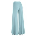thumbnail image 4 of MBJ WB750 Womens Chic Palazzo Lounge Pants XXL LIGHT_BLUE, 4 of 4