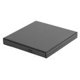 thumbnail image 5 of Controlador de disco óptico DVD externo Unidad de CD DVD externa ultrafina USB 2.0 Grabadora de CD DVD portátil para computadora portátil PC de escritorio Negro, 5 of 5