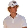thumbnail image 4 of 250 Year American Anniversary Hat 250th United States Celebration Baseball Cap Adjustable Patriotic Hats White, 4 of 8