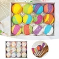 Bath Bombs Set 12pcs Shea & Butter Dry Skin Moisturize For & Spa Bath