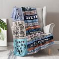 thumbnail image 6 of Gifts for Boyfriend Throw Blanket, Fleece Blanket Birthday Gifts for Men, Boyfriend Gifts from Girlfriend, Anniversary Day Gifts for Him, Flannel Lightweight Soft Blanket to My Boyfriend for Bed Couch, 6 of 6