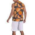 thumbnail image 2 of Naloa Various Oranges Basketball Jersey Reversible Men's Mesh Athletic Sports Shirts Training Practice S-4XLMedium, 2 of 6