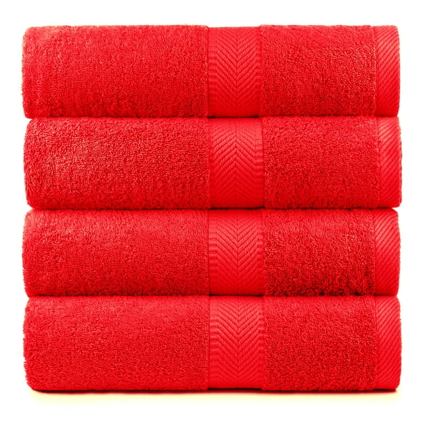 oversized-cotton-bath-towels-red-set-of-4-walmart-walmart