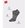thumbnail image 2 of Hanes X-Temp Women's Super No Show Socks, Shoe Sizes 5-9, 6-Pairs Assorted Colors, 2 of 6