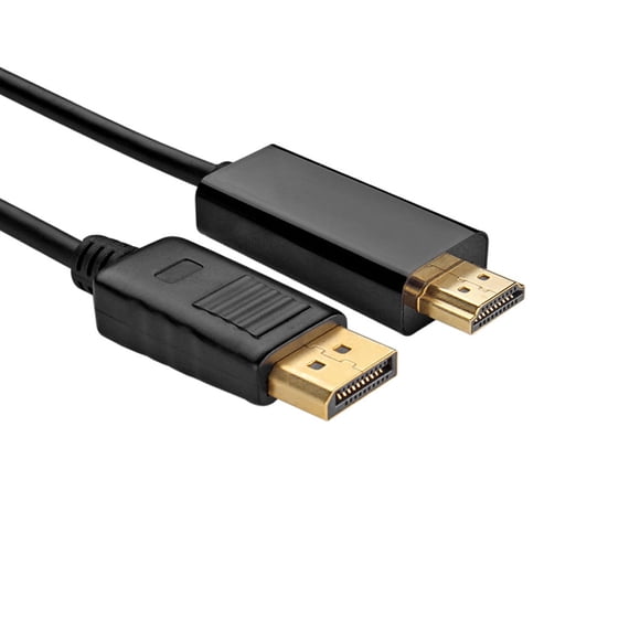 axGear DisplayPort to HDMI Cable DP Display Port to HDMI Cord Converter for PC TV 10Ft