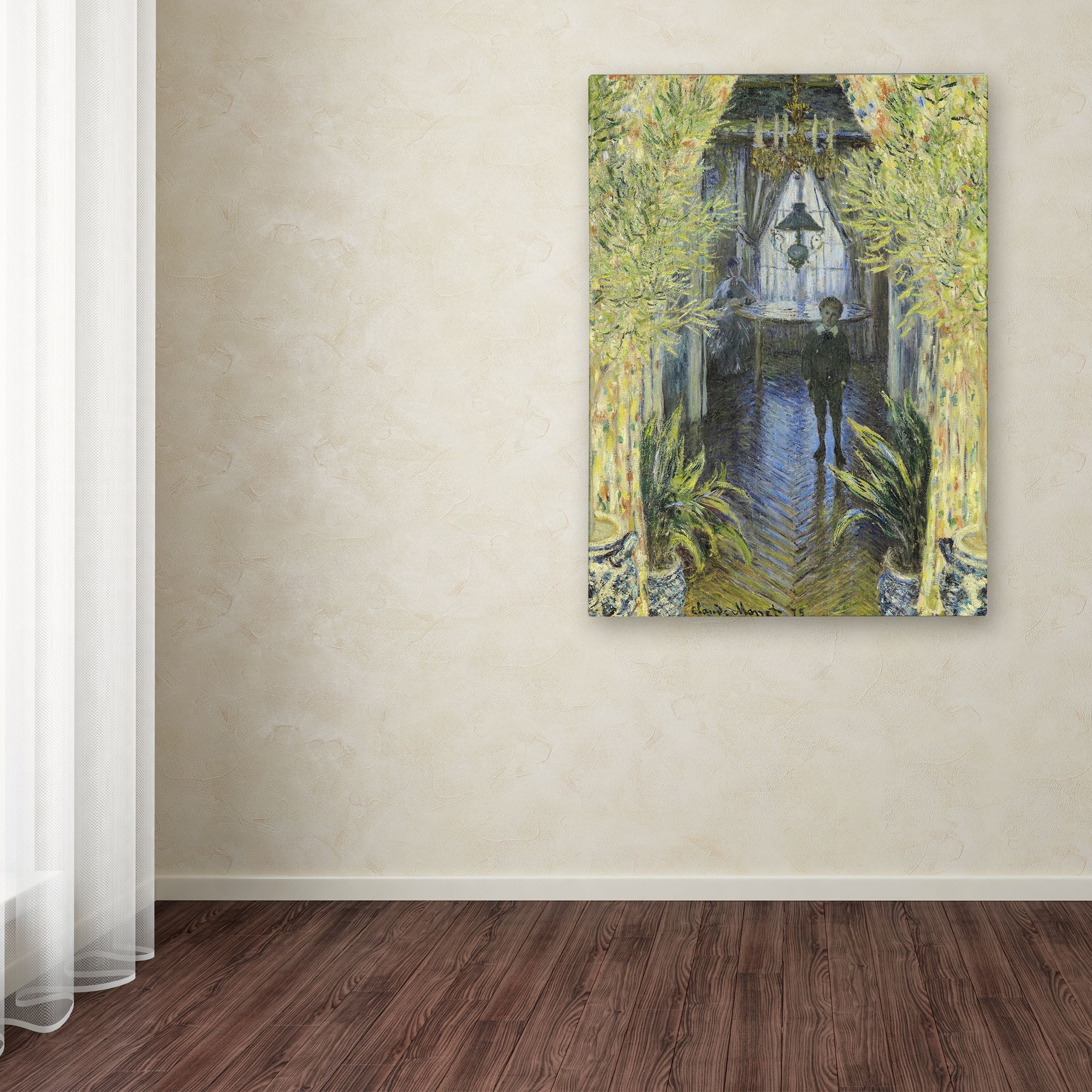 Trademark Fine Art 'A Corner Of The Apartment' Canvas Art by Monet