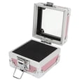 thumbnail image 3 of Contenedor de soporte para brocas de uñas, caja organizadora de almacenamiento de brocas para pulir uñas de aleación de aluminio con 25 agujeros, color rosa, 3 of 8