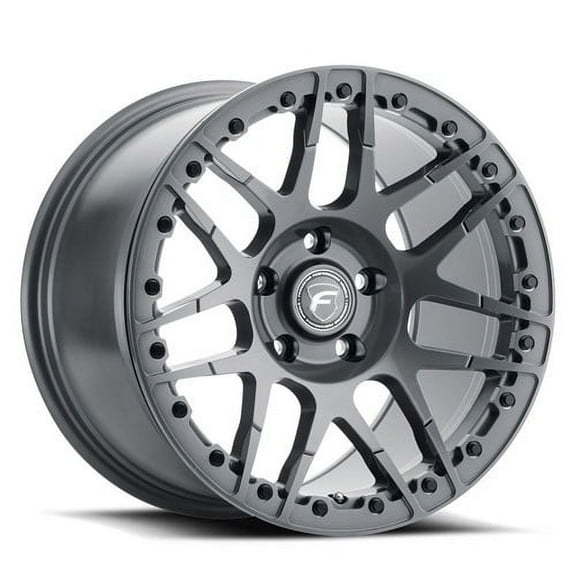 17x11 Forgestar F283 F14 BEADLOCK Gloss Anthracite Wheel 5x4.75 (43mm)
