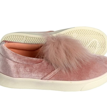

Peach Couture Juniors Wedge Double Decker Suede Faux Fur Flat Platform Shoes Lace Up Cute Sneakers (Kids 5-10yrs.)