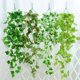 thumbnail image 1 of Planta verde artificial, planta de ratán verde, planta de rábano verde, cesta colgante de pared, orquídea colgante, planta falsa, vid colgante, hoja verde, flor decorativa de pared, 1 of 4