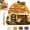 Poke Art Kits for Adults - Beehive Honey, variant on Whimsical Village 3D Fabric Poke Art Kit,Floral Mushroom Cottage,DIY Handmade Hobby Set for Adult Beginners, Flowers Activity Summer GifUnique Home Decor Birthday Holiday Gift