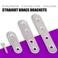 thumbnail image 2 of Daily Mix Store 1X Stainless Steel Corner Code Flat Mending Plate Furniture Repair Fixing Join, 2 of 9