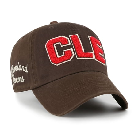 Women s 47 Brown Cleveland Browns Zoey Clean Up Adjustable Hat