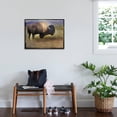 thumbnail image 3 of Art.com Bison Portrait II Stretched Canvas Print Wall Art by Chris Vest, 32" x 24", 3 of 4