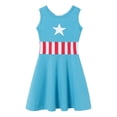 thumbnail image 3 of Disney-disfraz de Blancanieves para niña, vestido informal para vacaciones de verano, fiesta de cumpleaños, Moana, Rapunzel, Frozen, 3 of 5