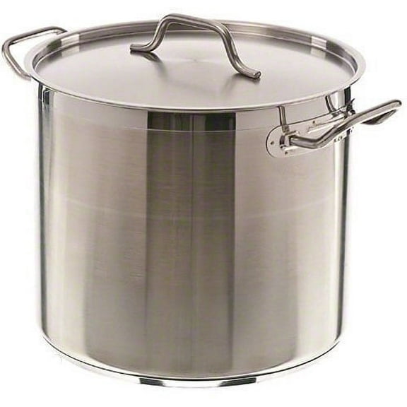 update international (sps-20) 20 qt stainless steel stock pot w/cover