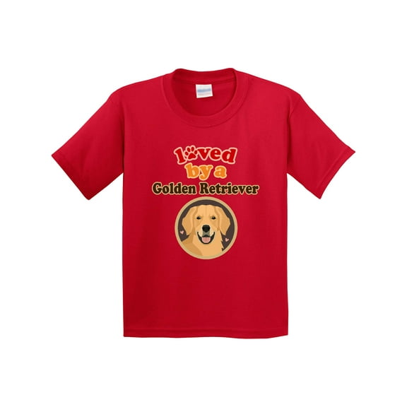 Inktastic Golden Retriever Dog Lover Youth T-Shirt