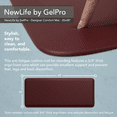 thumbnail image 5 of GelPro Contemporary Kitchen Mat, 20" x 48", Leather Grain Red, 5 of 7