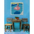 thumbnail image 4 of Marmont Hill "Pool Float" By Molly Rosner Painting Art Print On White Wood, 18.0" x 1.5", 4 of 7