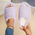 thumbnail image 4 of Wensltd Women's Winter Slippers with Memory Foam Indoor Outdoor Soft Warm Fuzzy Bedroom Slippers, 4 of 9
