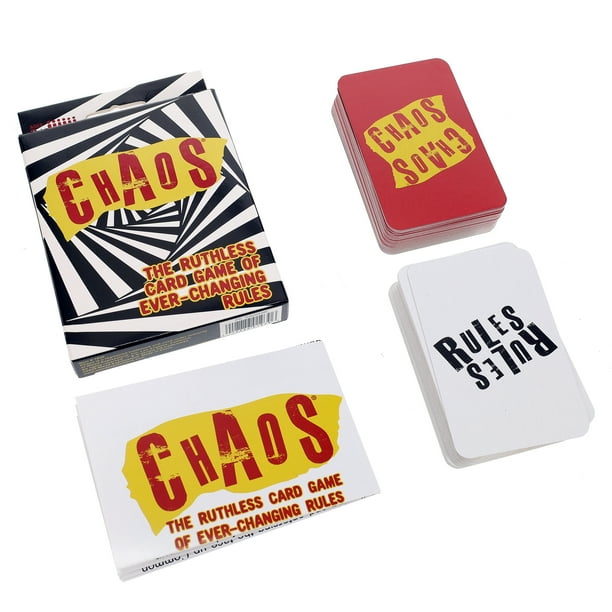 TDC Games Chaos Card Game - 2-6 Players - One deck of Cards