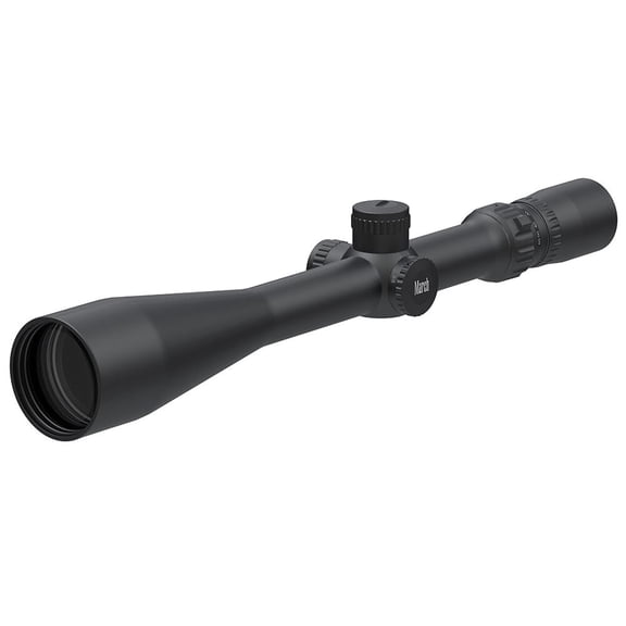March 10-60x52mm Riflescope, Di-Plex Reticle, 1/8 MOA, 30mm Tube, ED Glass, Capped Turrets, 10yd to Infinity Focus (D60V52L-Di-Plex)