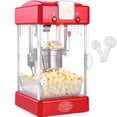 thumbnail image 1 of Máquina para hacer palomitas de maíz VEVOR de sobremesa, 300 W, 75 g, color rojo, 1 of 9