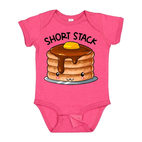 Inktastic Short Stack Cute Pancake Breakfast Boys or Girls Baby Bodysuit