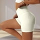 thumbnail image 4 of Pantalones cortos de entrenamiento para mujeres levantando la (s) running (s) de cintura alta (s) blanca, 4 of 6