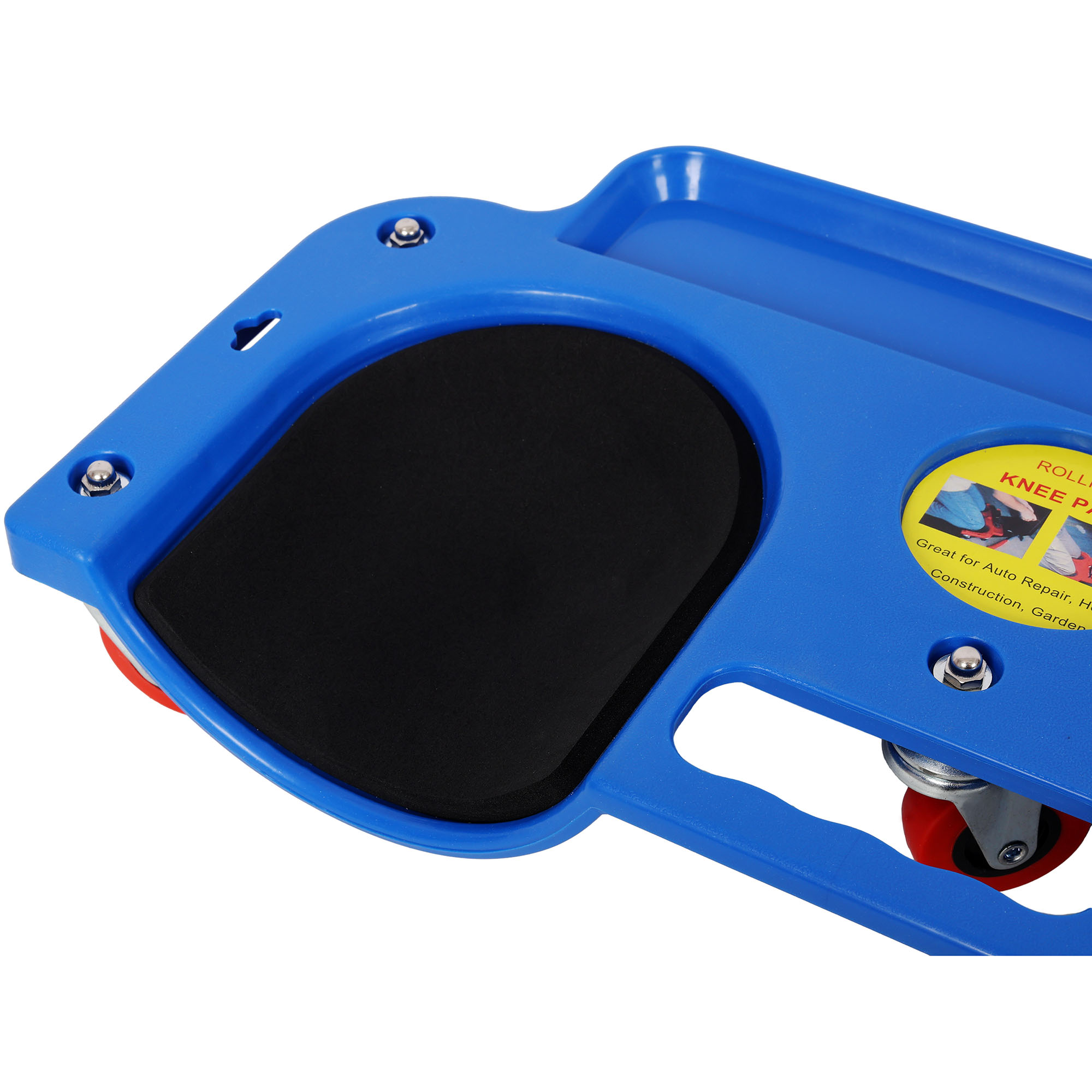 Rolling Knee Creeper Durable Knee Pads with 360 Degree Turn Casters and Tool Tray,for Garage Workshop Garden