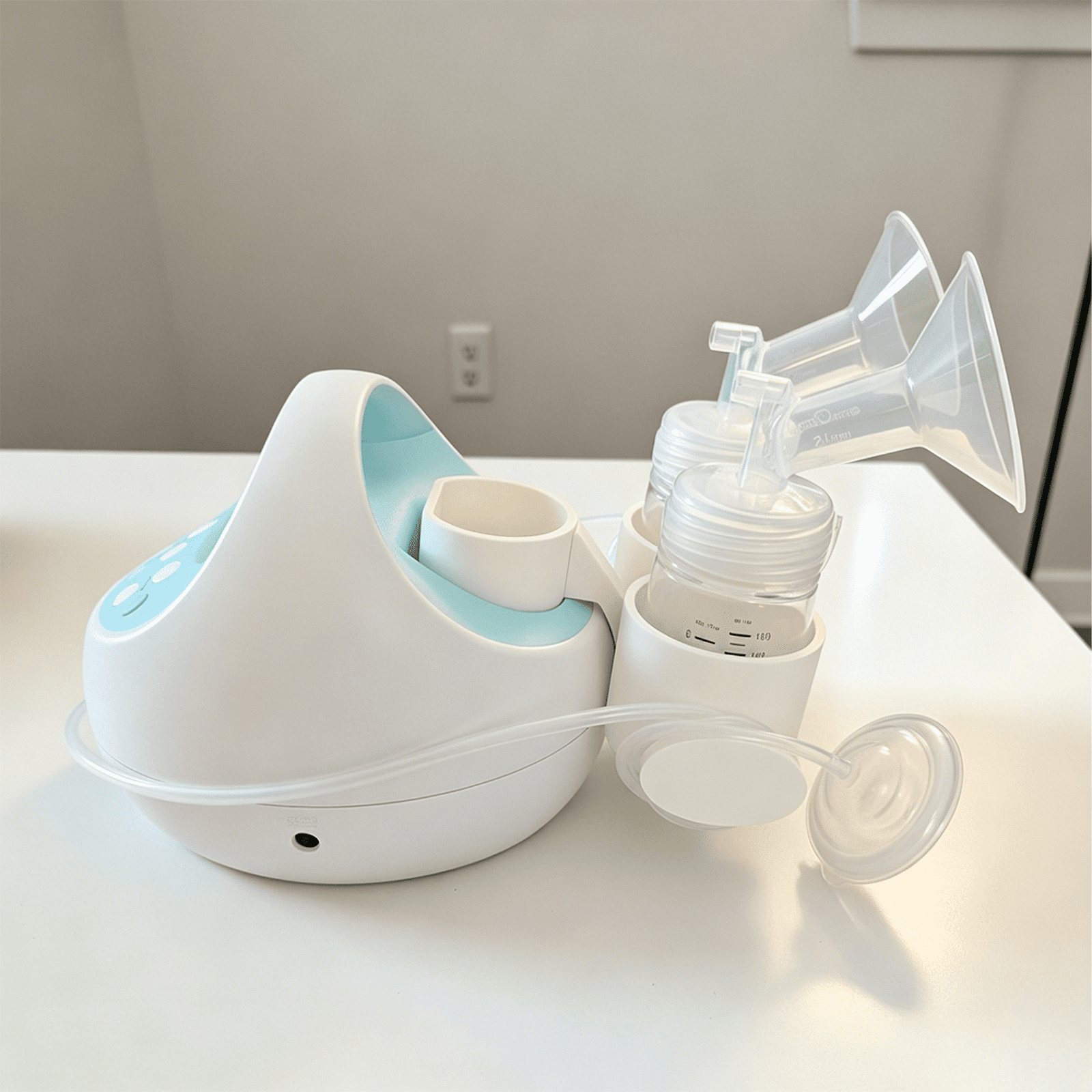 Bottle Holder for Spectra S1 Plus, Breast Pump Bottle Organizer, Dual Holder with Tubing Management Storage for Home Use