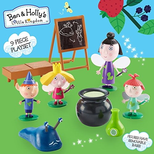 La clase de poción mágica de Ben & Holly, figuras preescolares escaladas, juego imaginativo, S Little Kin Ben & Holly Ben & Holly