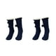 thumbnail image 2 of Calcetines tipo Pantufla Sonducket Antideslizantes Transpirables Forro Polar Mujer Textura Clásicos Vibrantes 2Conjunto Armada, 2 of 6
