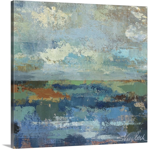 Great BIG Canvas | "Seascape Study II" Canvas Wall Art - 20x20